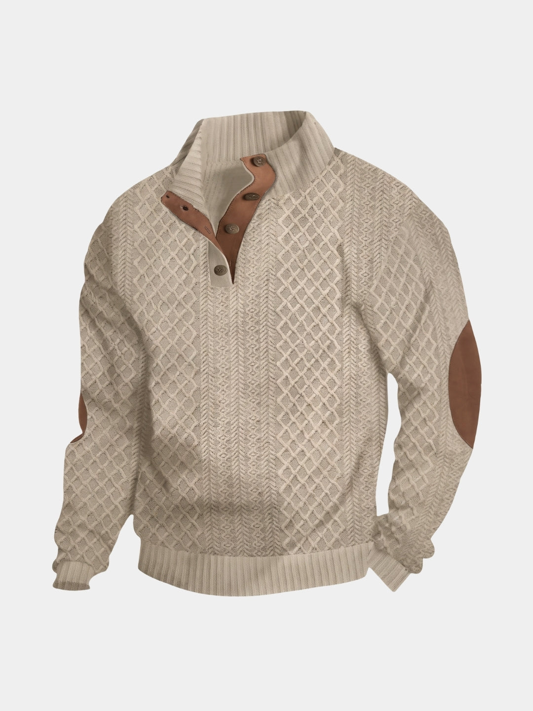 Classic High Collar Pullover -
