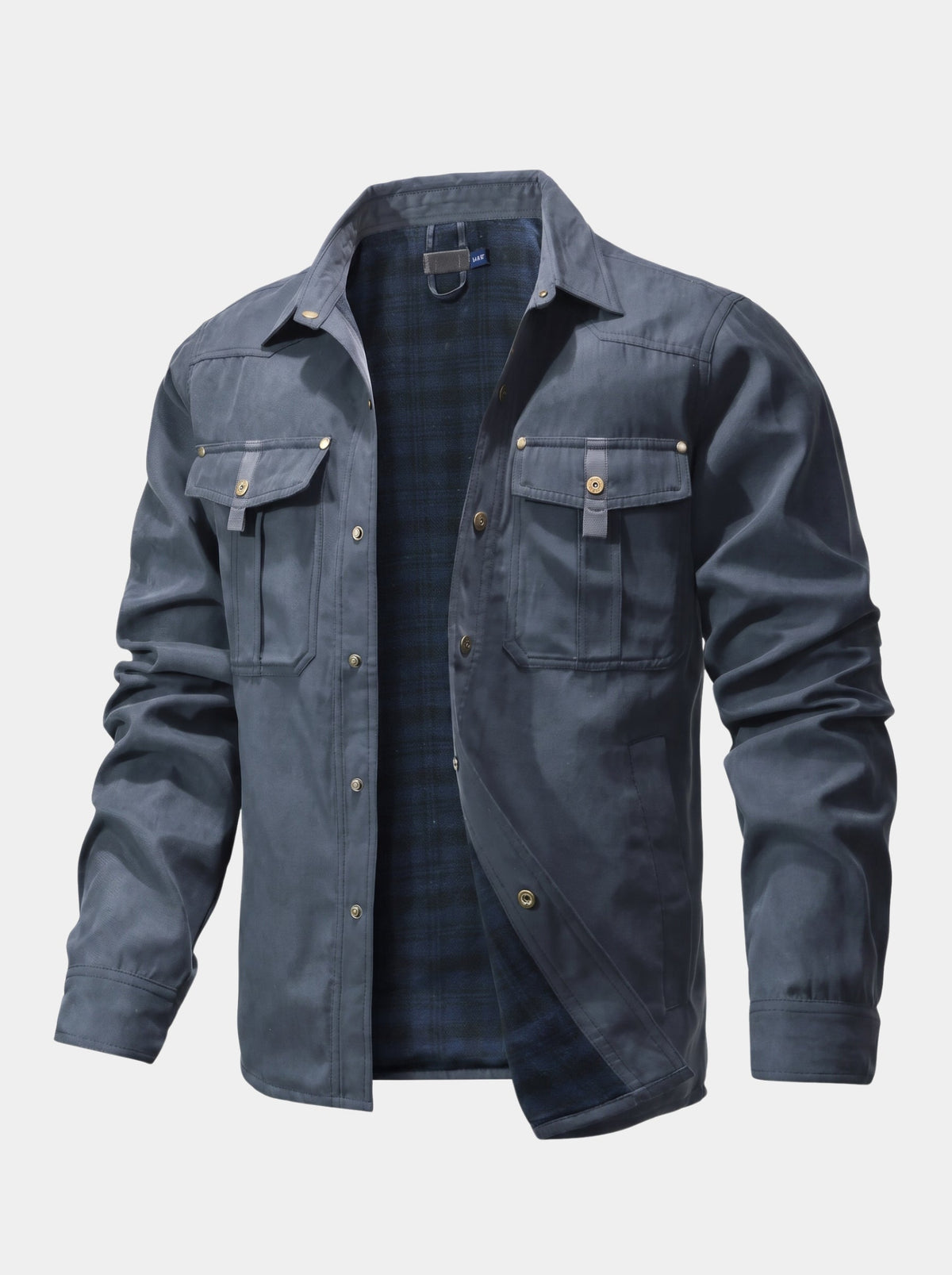 Forge Flannel-Lined Snap Jacket –