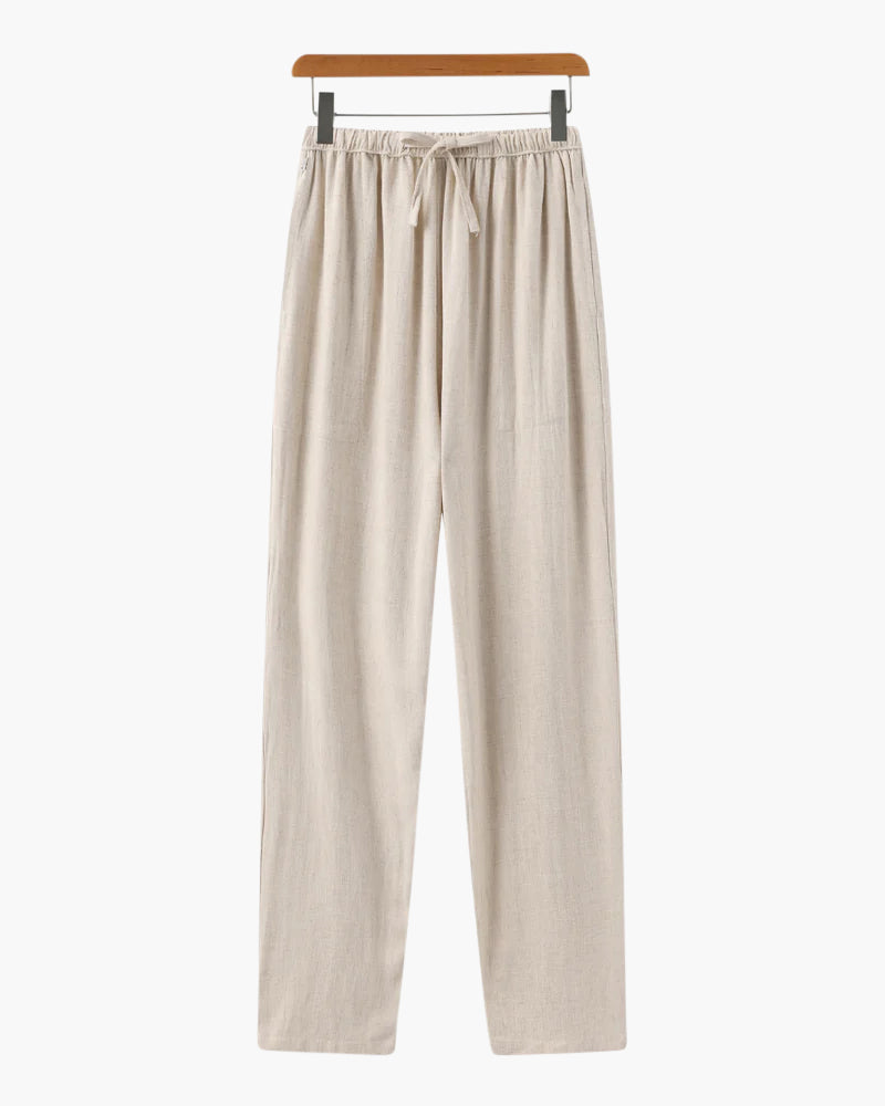 Marrakech - Linen Pantalon (Slim Fit) Nikiam