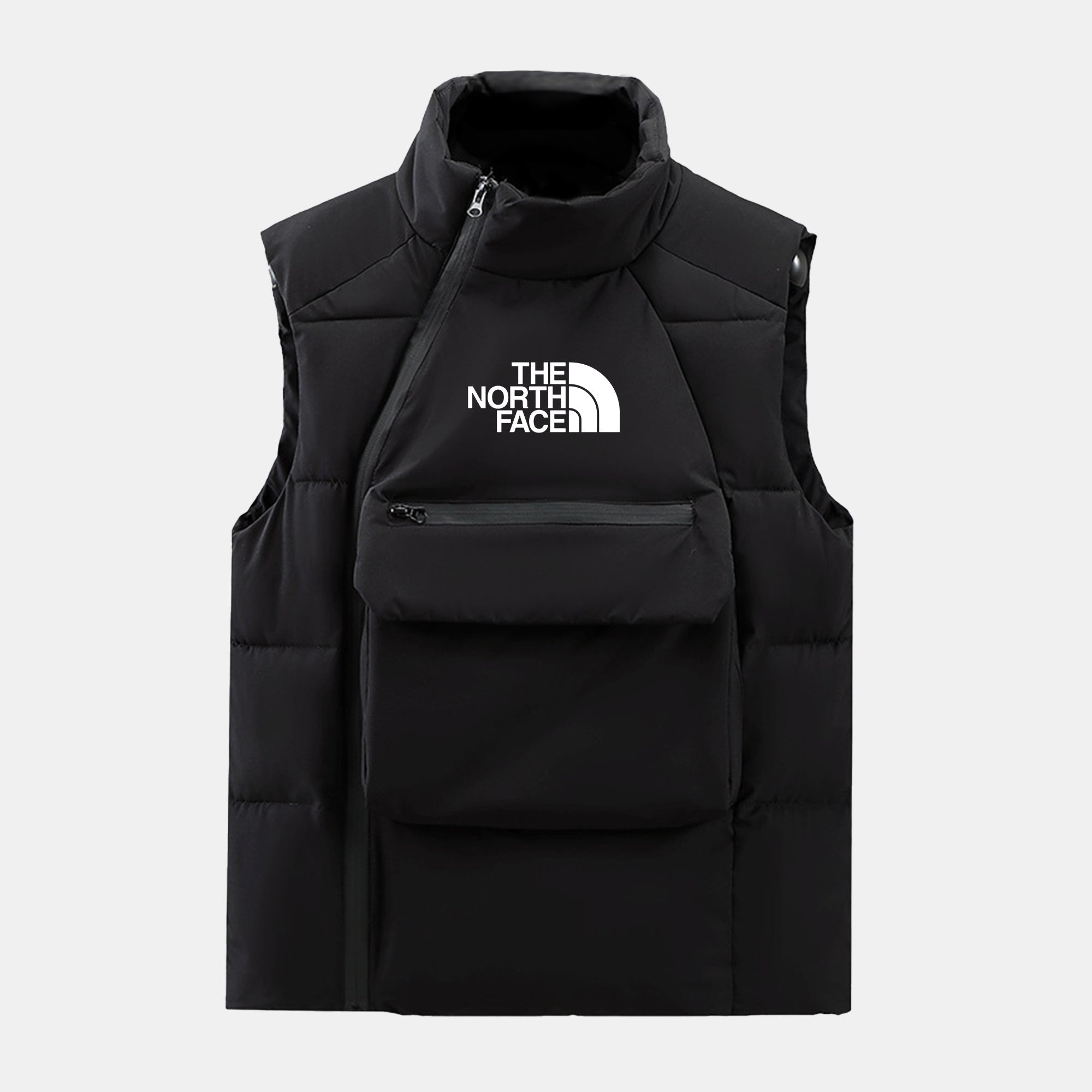 TNF Quilted Wool-Blend Cable-Knit Knit Sweater Nikiam