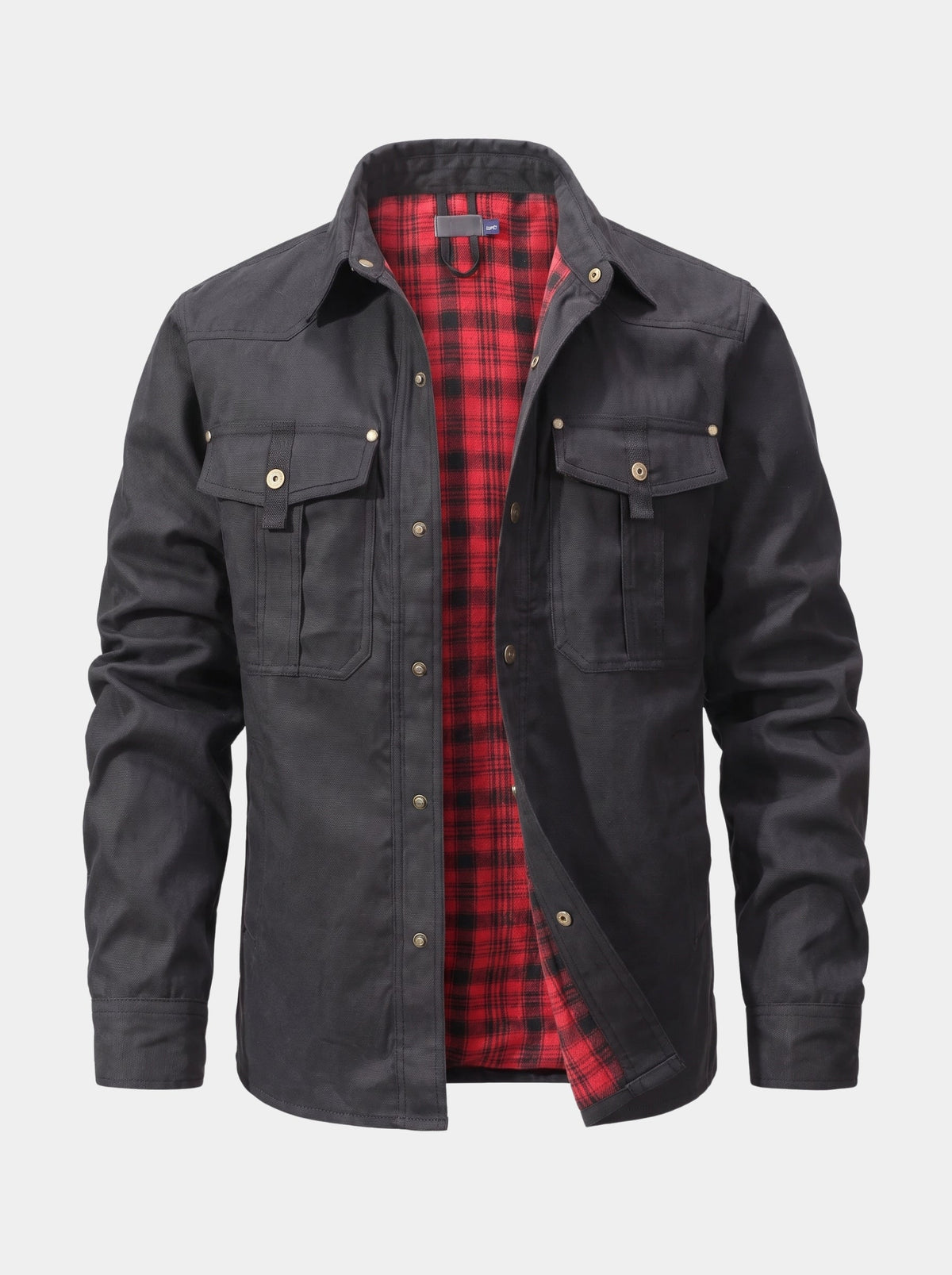 Forge Flannel-Lined Snap Jacket –