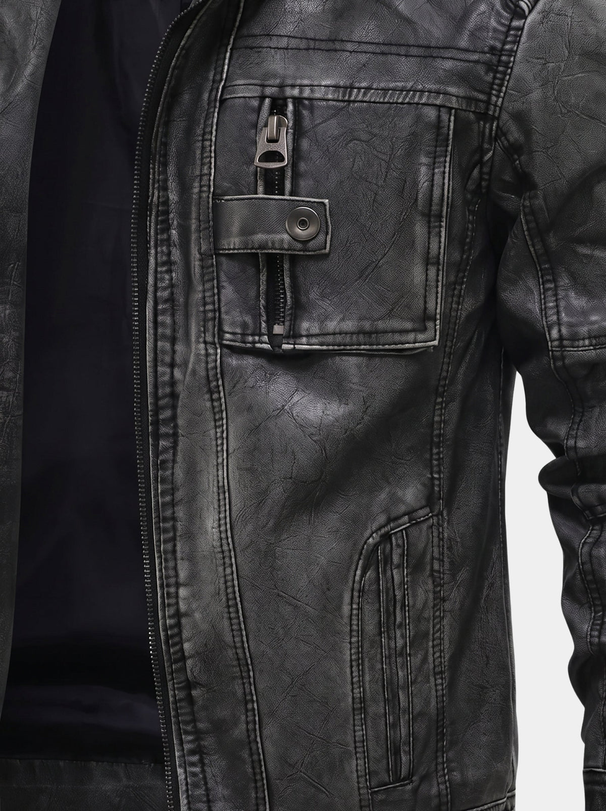 Rogue Tactical Leather Jacket –