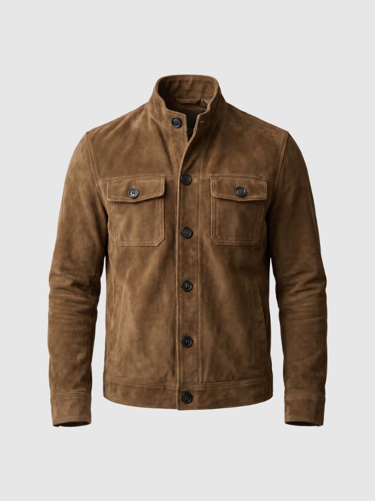 Garrison Suede Vintage Jacket - Cross & Crown