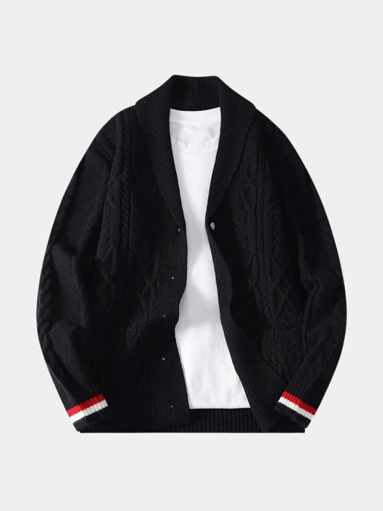 Academy Shawl-Neck Knit -