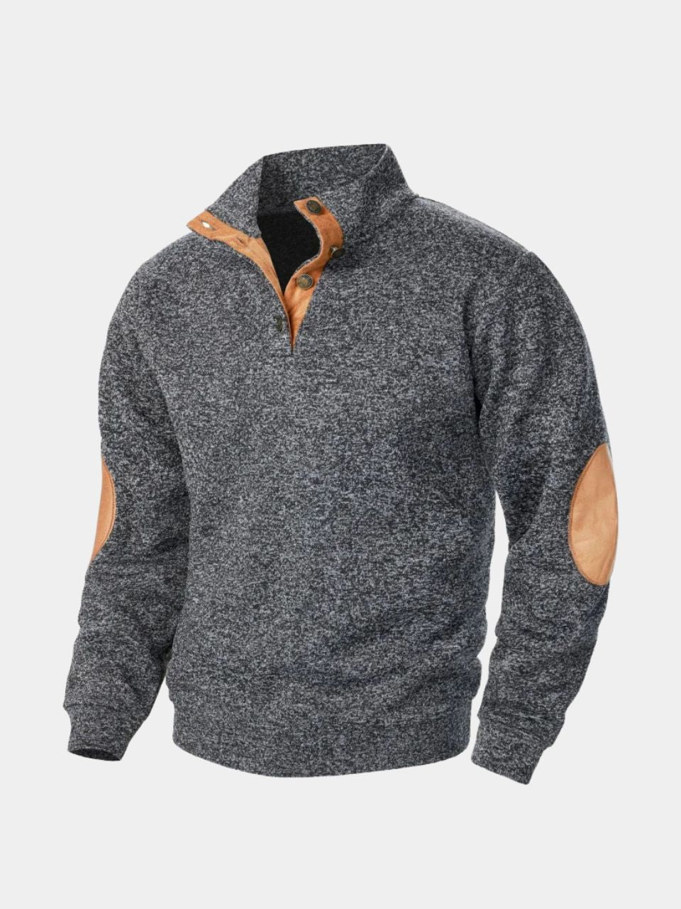 Lucien Heritage Elbow High Collar Pullover -