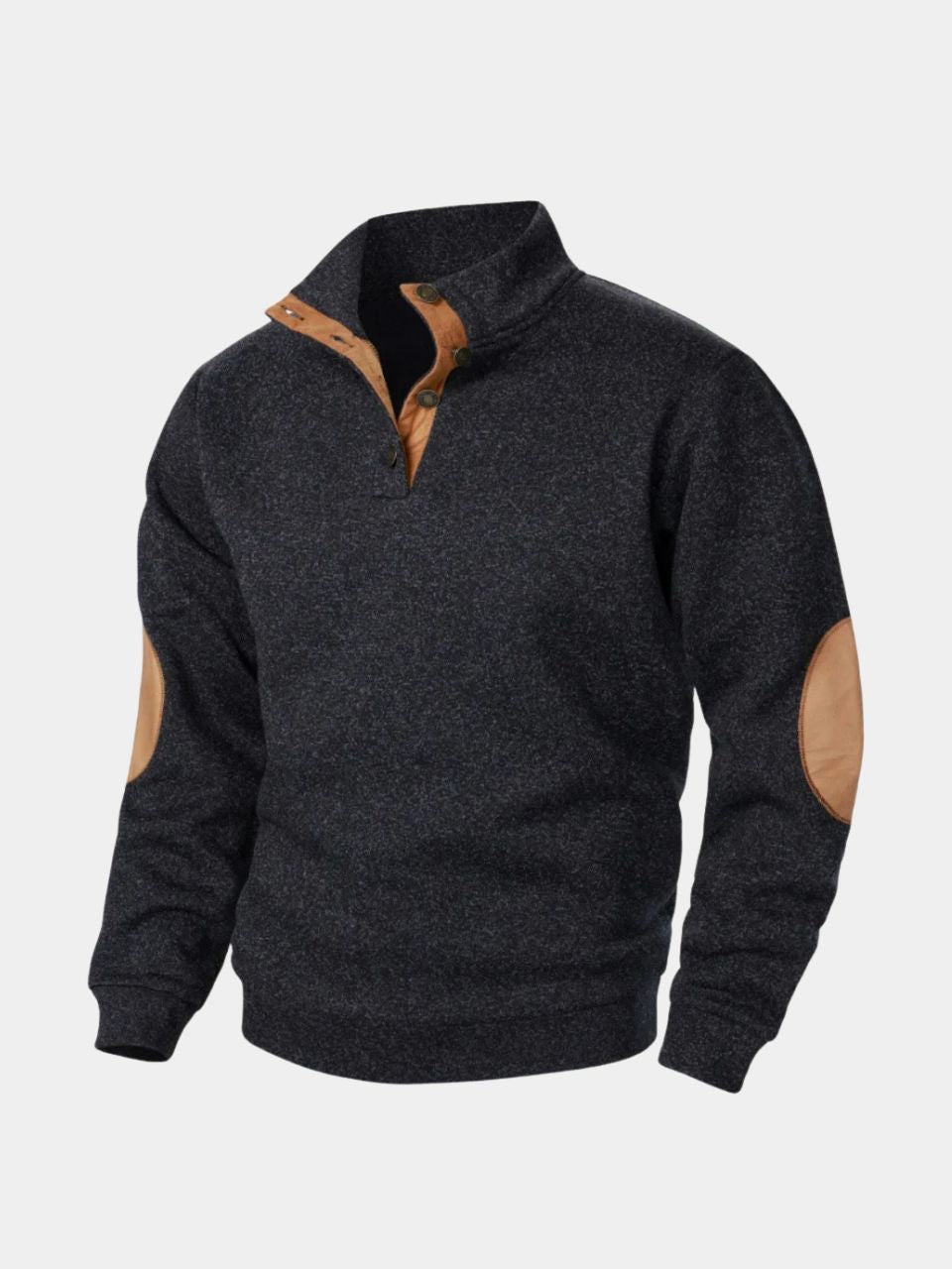 Lucien Heritage Elbow High Collar Pullover -
