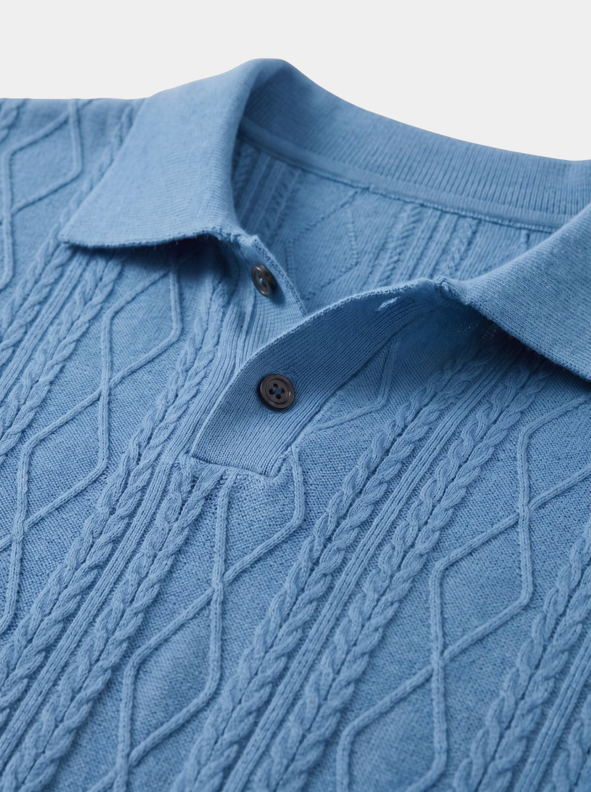 Imperial Diamond Knit Polo Shirt - Cross & Crown