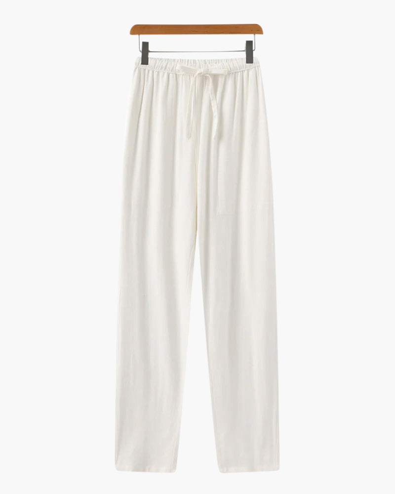 Marrakech - Linen Pantalon (Slim Fit) Nikiam