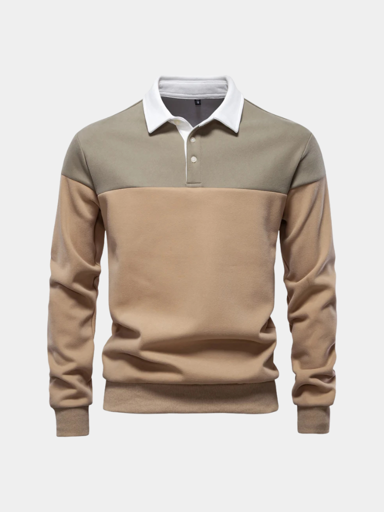 Alpine Zip-Neck Polo Pullover -