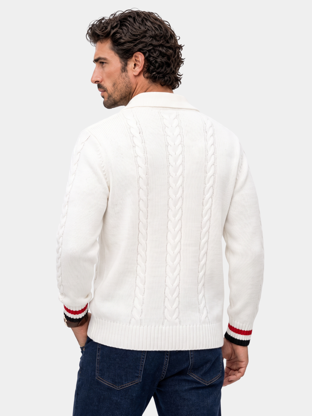 Academy Shawl-Neck Knit -