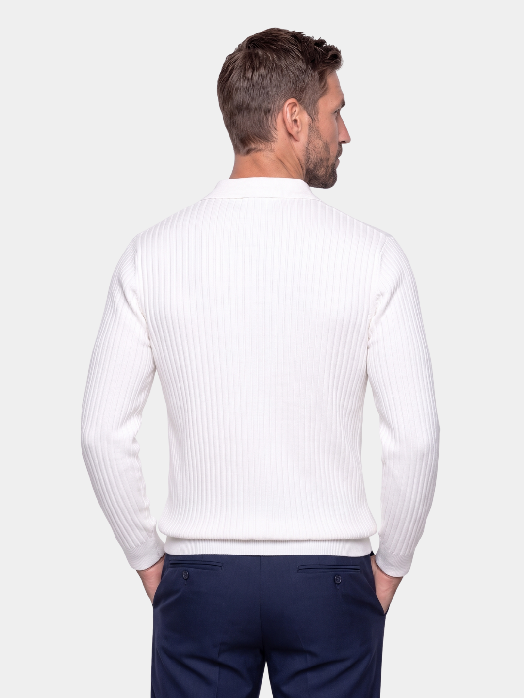 Alpine Riviera Knit Polo Pullover -