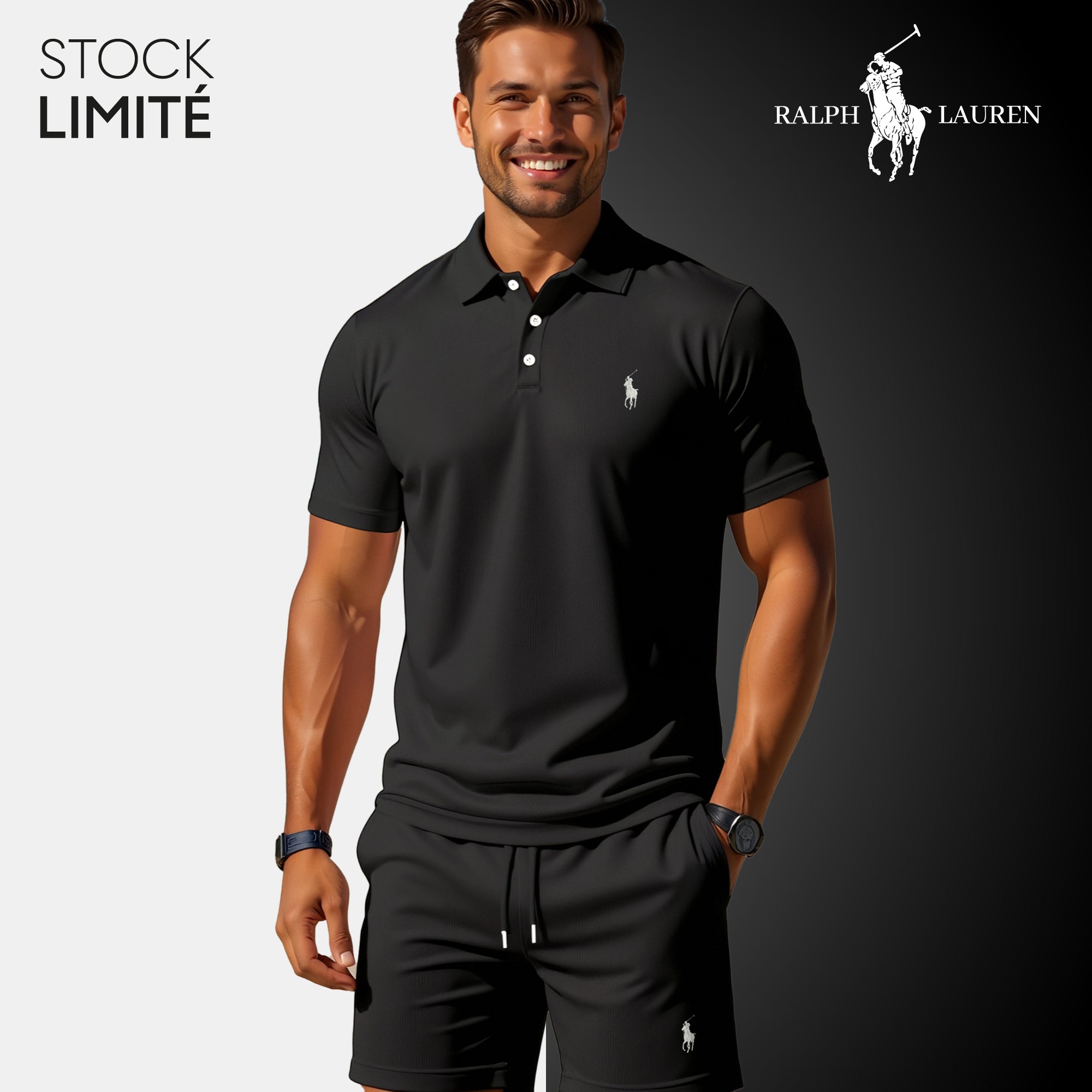 RL Men's Polo & Shorts Set  | Limited Edition Nikiam
