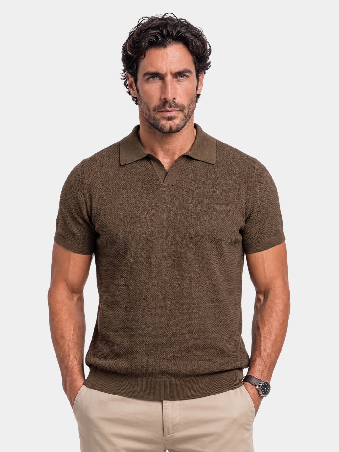 Brownstone Polo Shirt – Cross & Crown