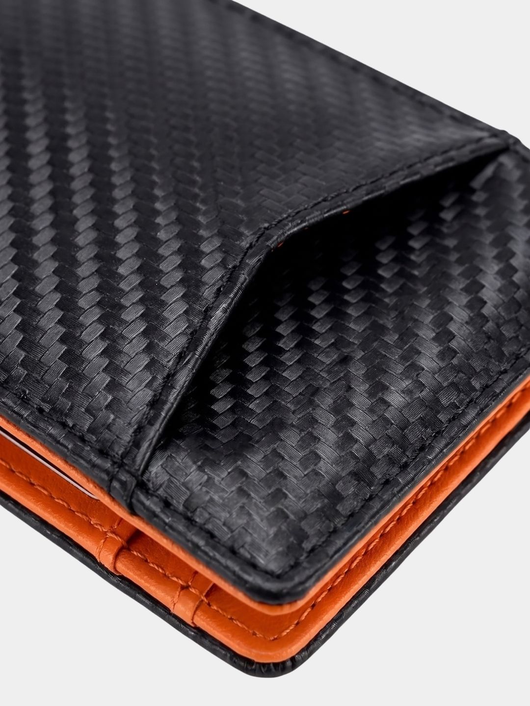 Carbon Fiber Anti RFID Minimalist Wallet - Cross & Crown