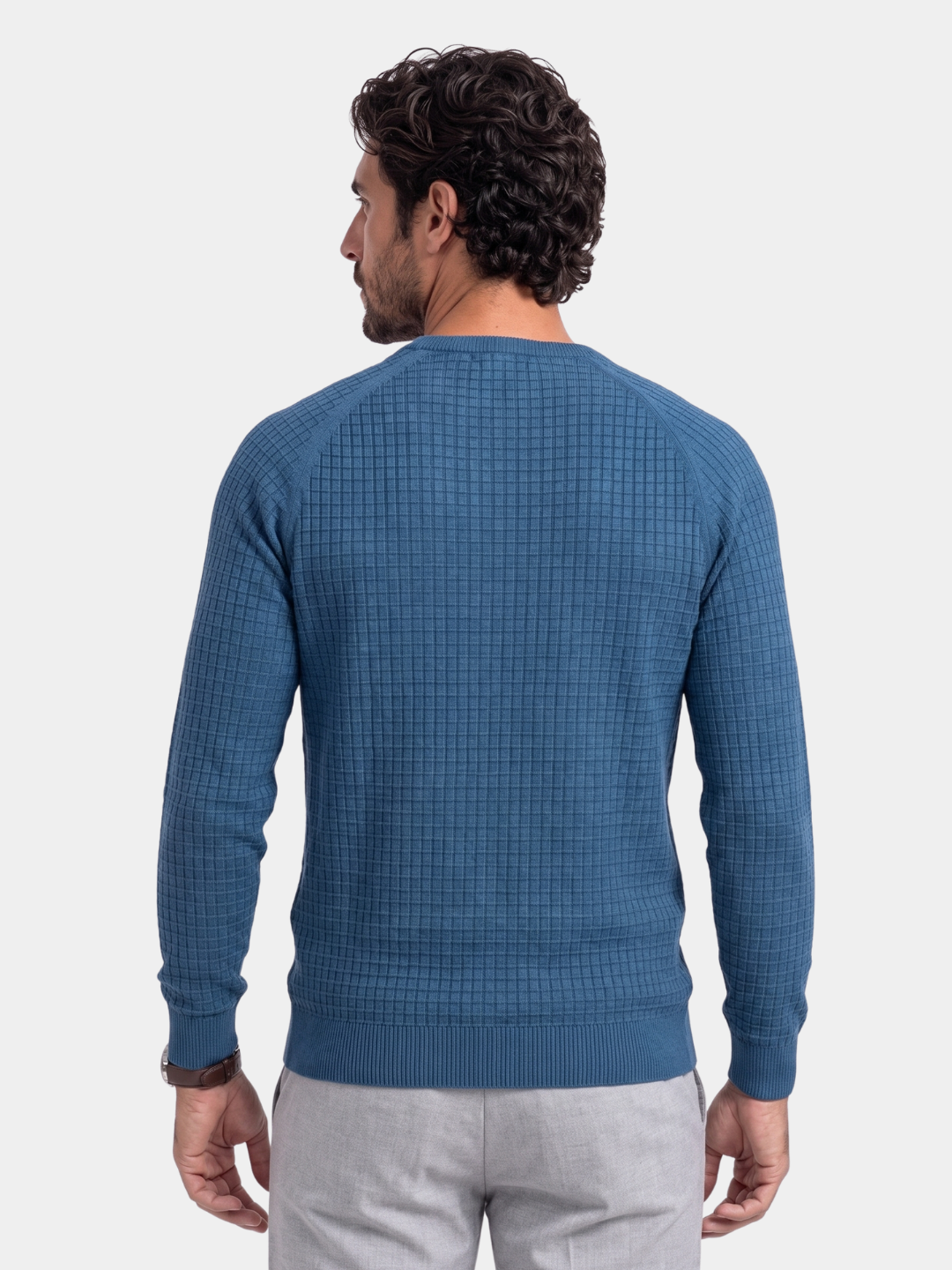 Crew Neck Knitwear Jumper Sweater -Nikiam