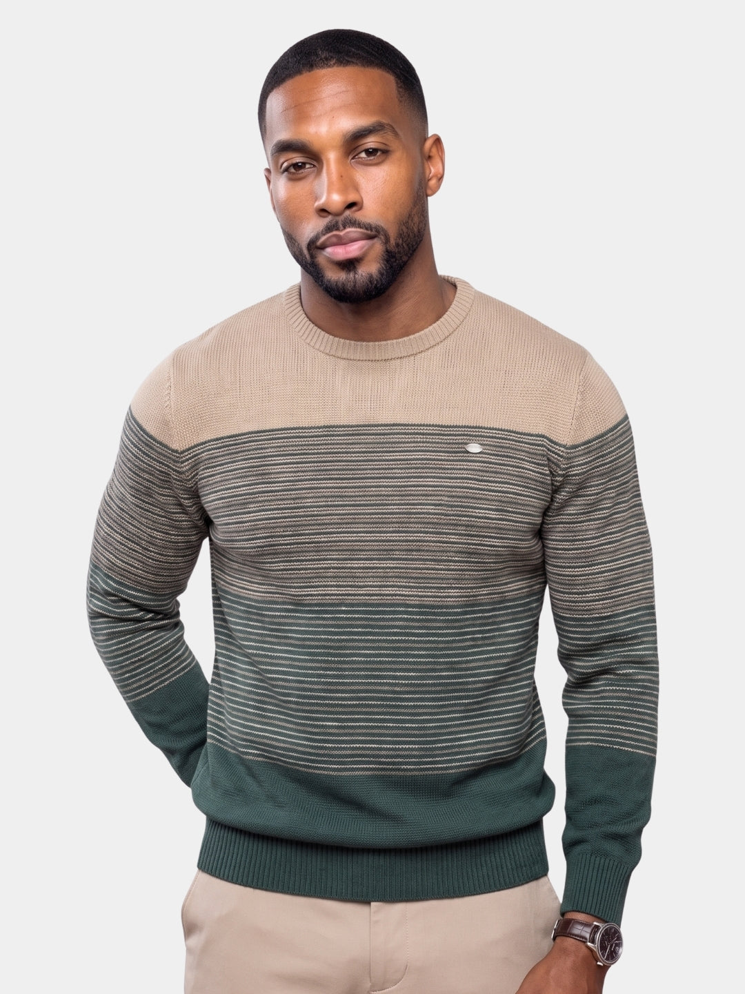 Crew Neck Knitwear Knit Pullover Sweater Jumper -