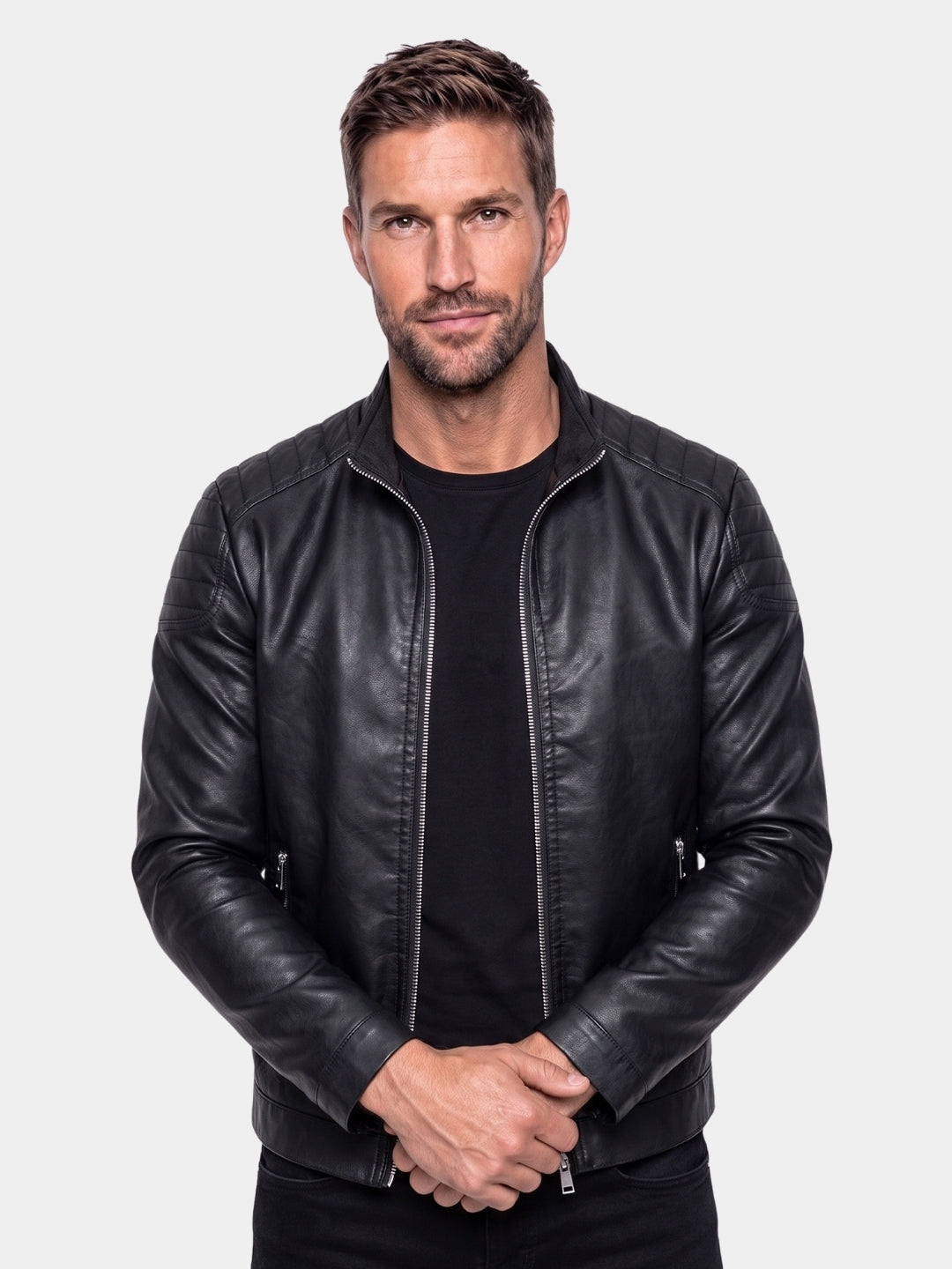 Crusader Leather Jacket – Cross & Crown