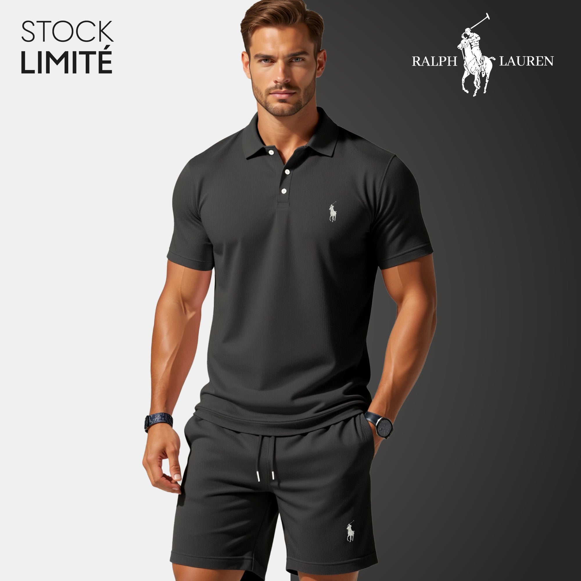 RL Men's Polo & Shorts Set  | Limited Edition Nikiam