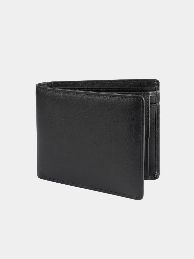 Anti RFID Leather Wallet - Cross & Crown