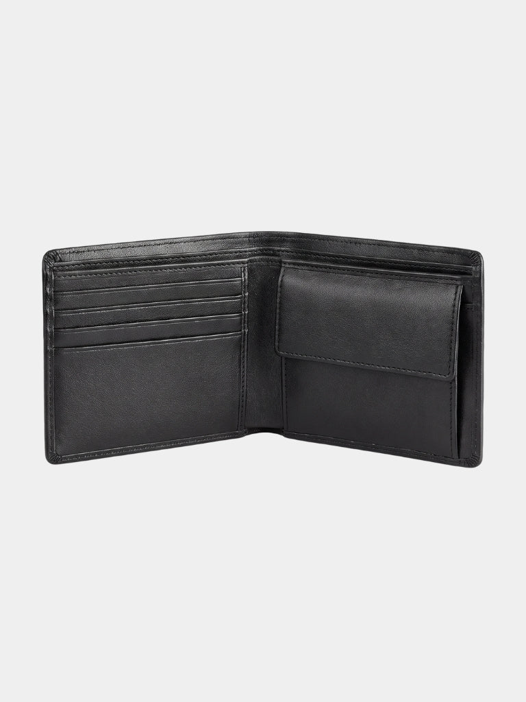 Anti RFID Leather Wallet - Cross & Crown