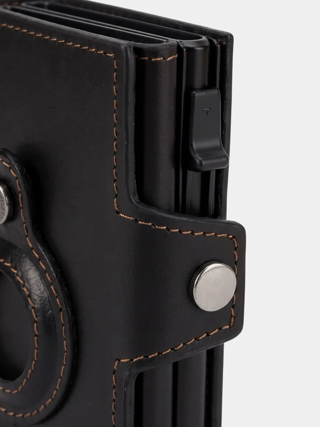 Leather Magnet Wallet Anti-Scam - Cross & Crown