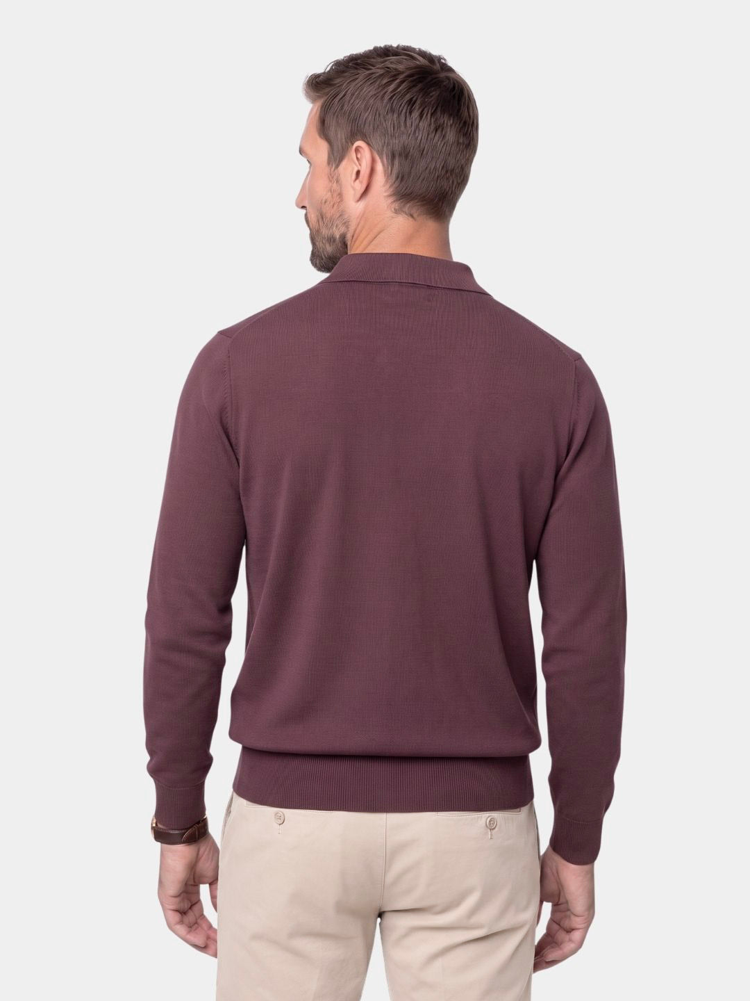 Old Money Knit Polo Pullover -