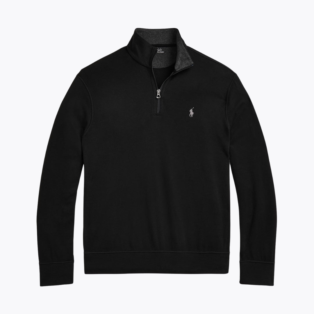 RL Luxury Jersey Quarter-Zip Pullover Nikiam