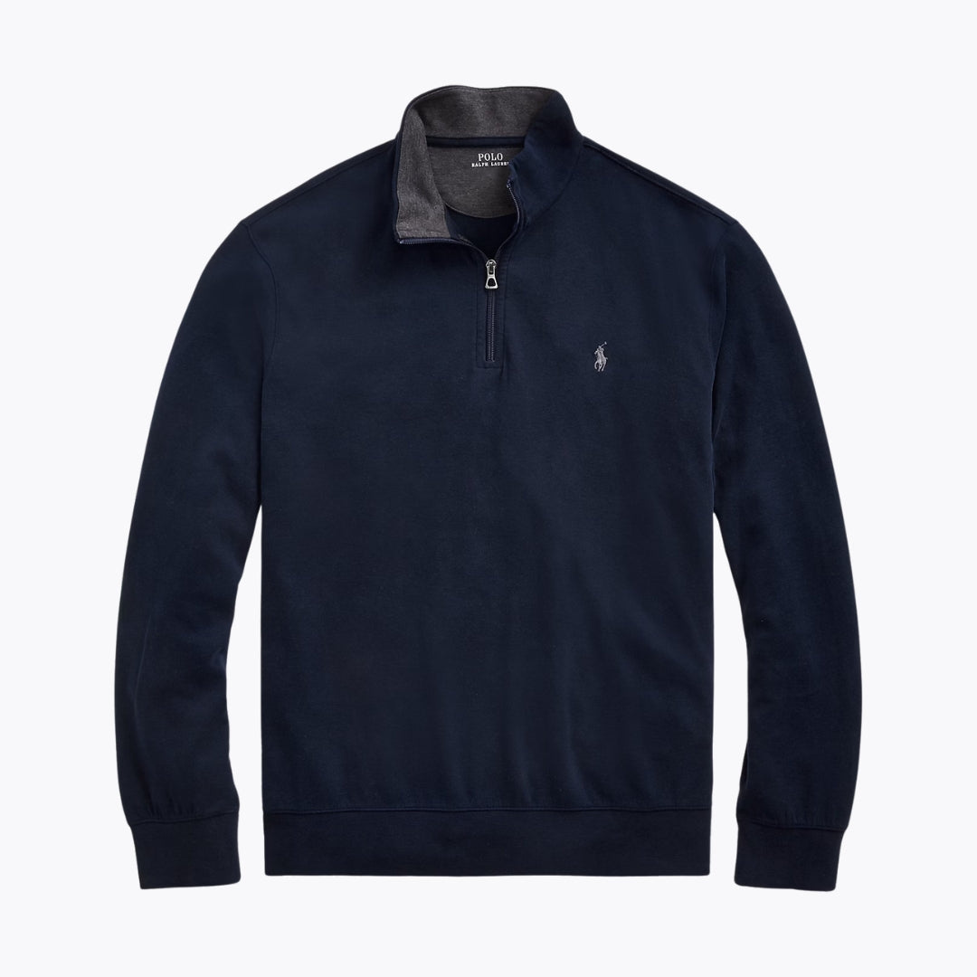 RL Luxury Jersey Quarter-Zip Pullover Nikiam