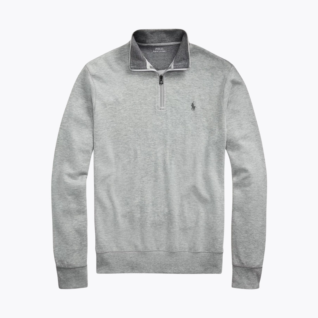 RL Luxury Jersey Quarter-Zip Pullover Nikiam