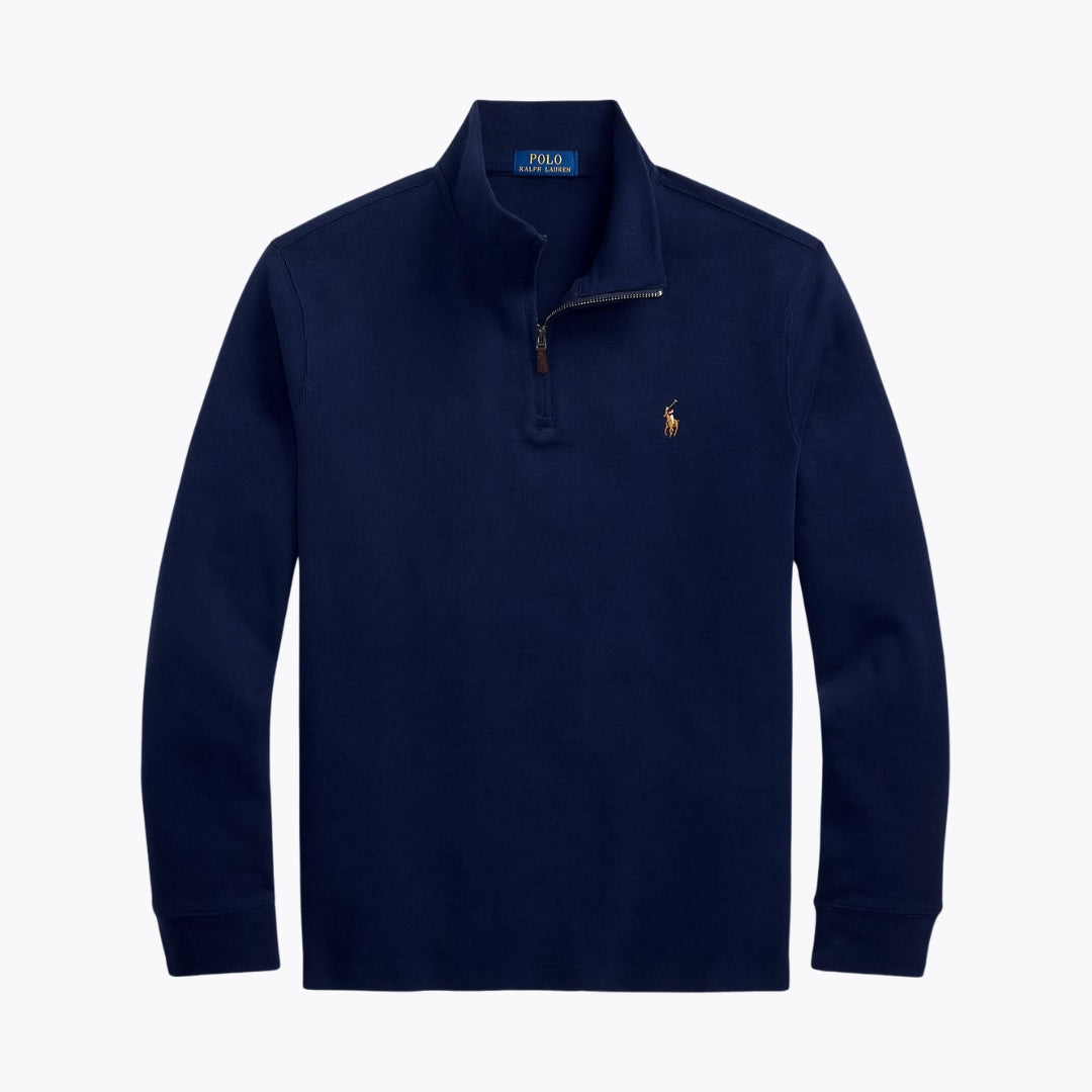 RL Estate-Rib Quarter-Zip Pullover Nikiam