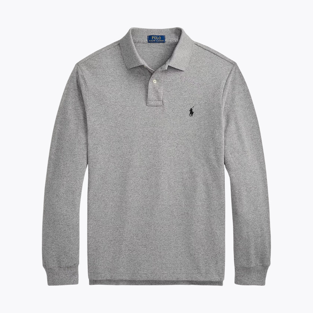 RL Mesh Long-Sleeve Polo Shirt Nikiam