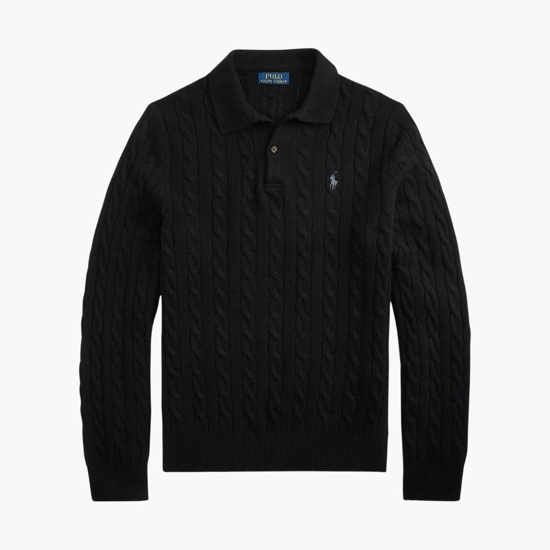 RL Wool–Cashmere Cable-Knit Jumper Nikiam