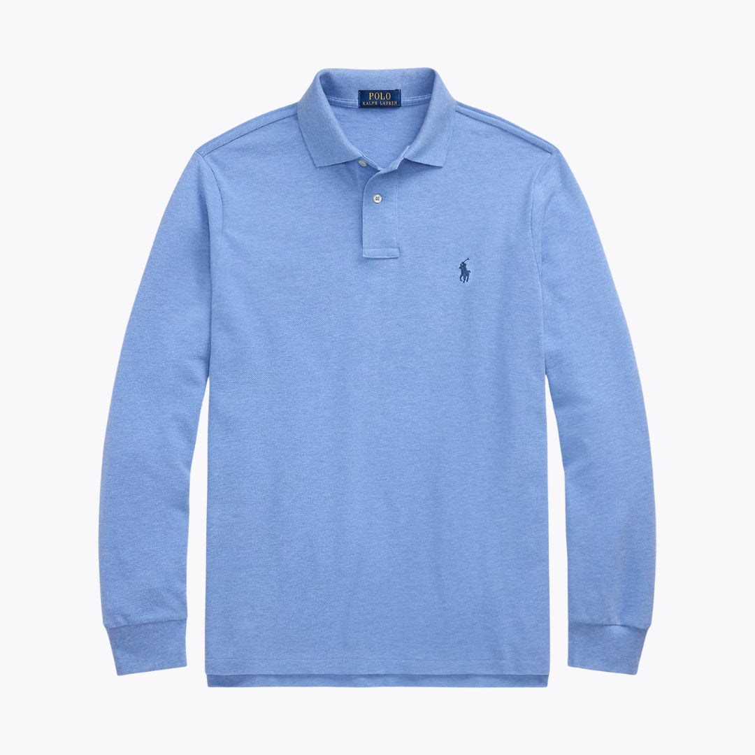 [Buy 1 Get 1 Free] RL Mesh Long-Sleeve Polo Shirt Nikiam