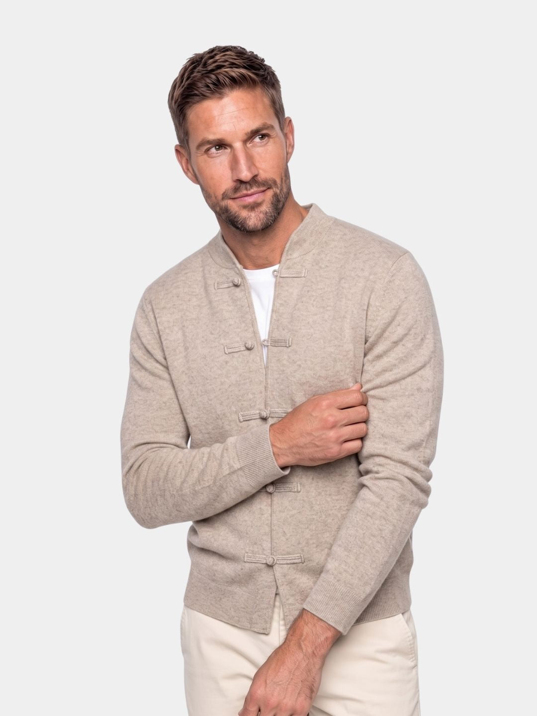 Torino Cashmere Cardigan -Nikiam