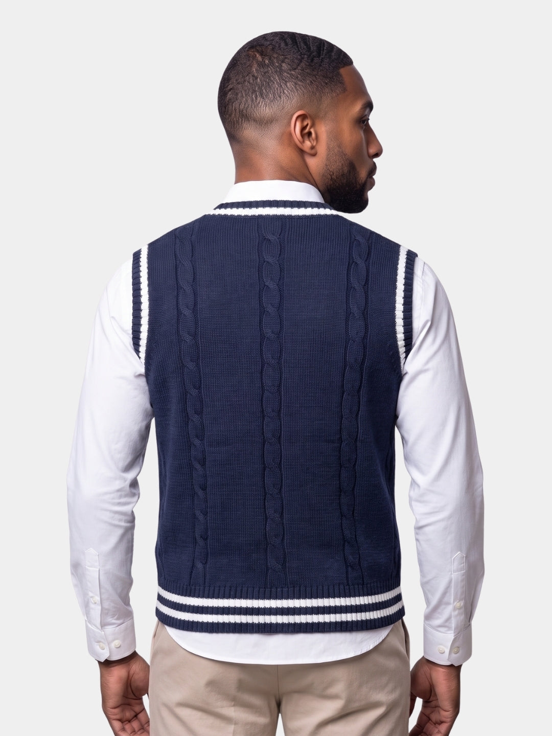 V Neck Elegant Knit Vest -
