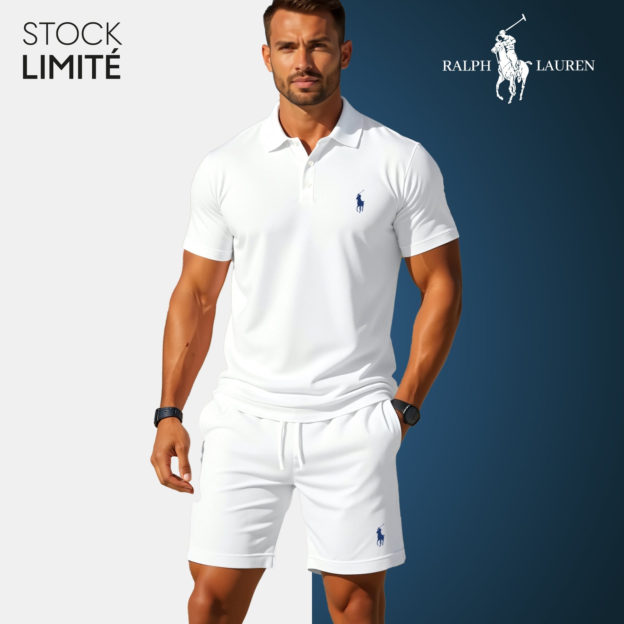 RL Men's Polo & Shorts Set  | Limited Edition Nikiam