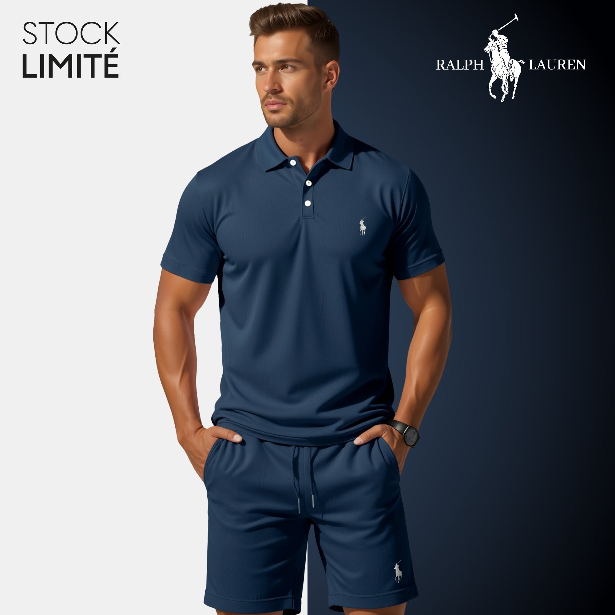 RL Men's Polo & Shorts Set  | Limited Edition Nikiam