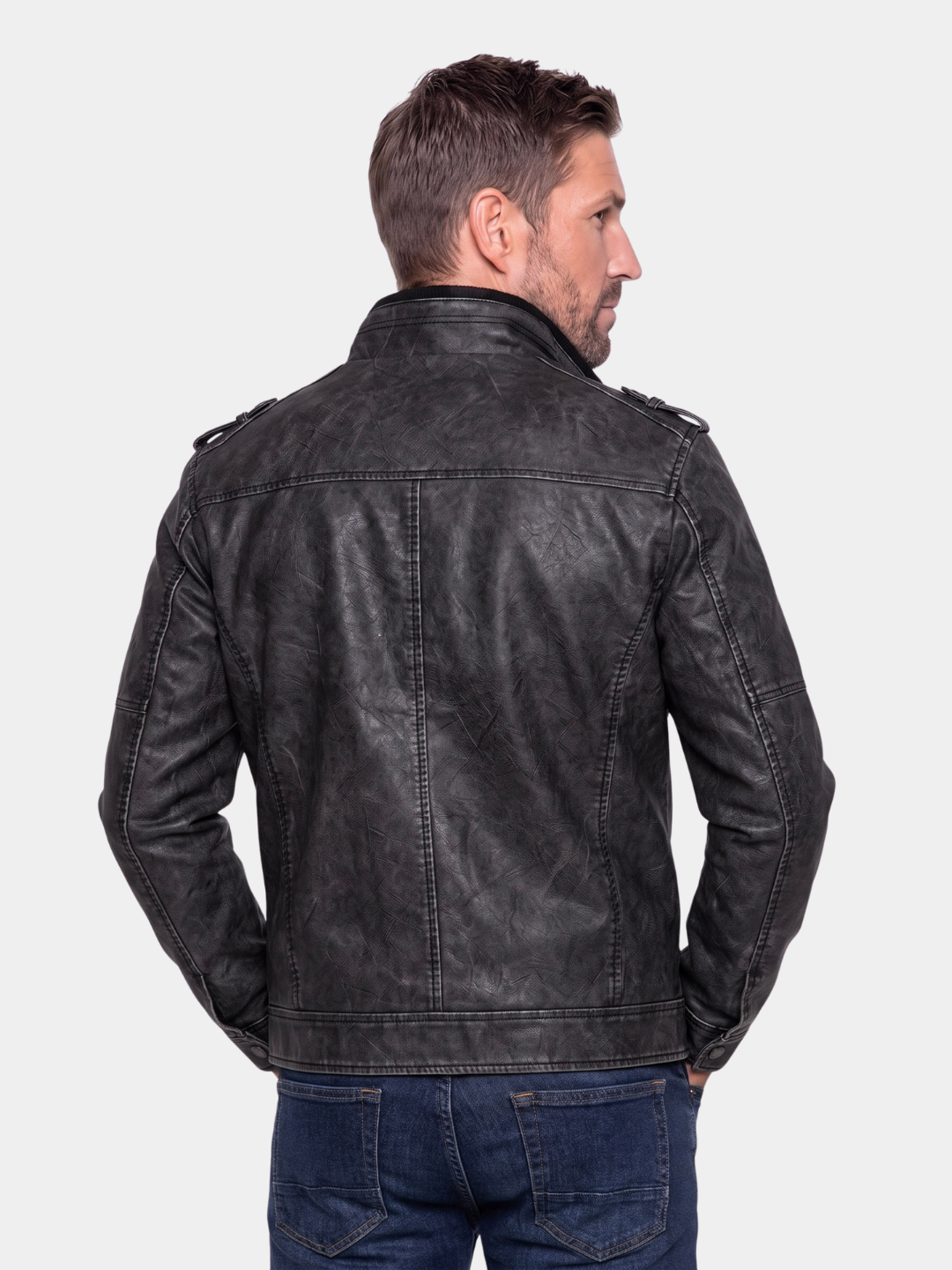 Rogue Tactical Leather Jacket –