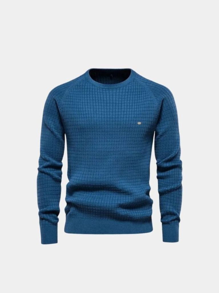 Crew Neck Knitwear Jumper Sweater -Nikiam