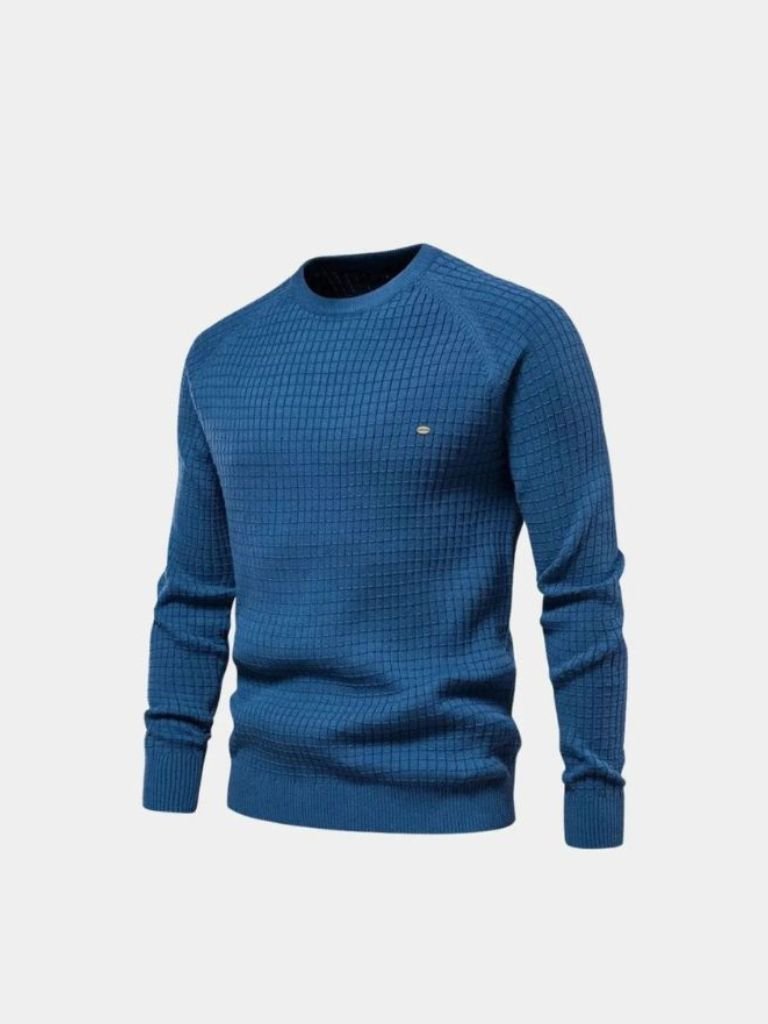 Crew Neck Knitwear Jumper Sweater -Nikiam