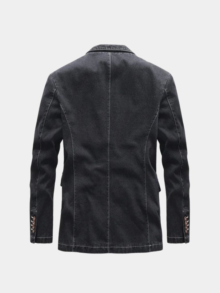 Denim Covenant Blazer Jacket – Cross & Crown