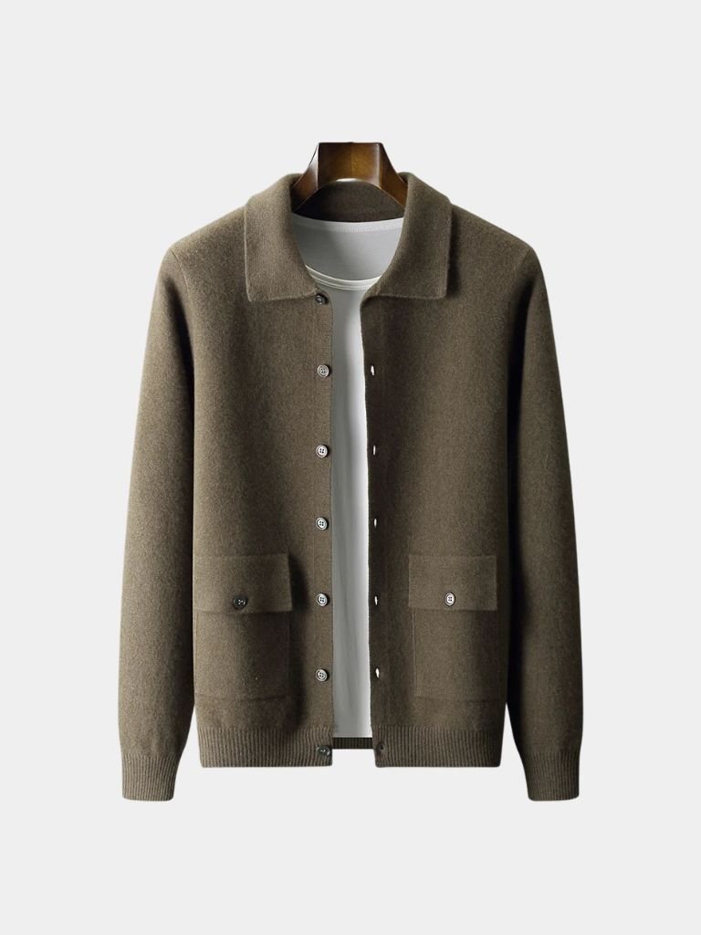 Essential Cashmere Jacket - Cross & Crown
