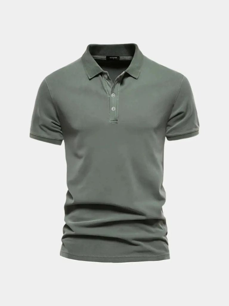 Essential Cotton Polo Shirt - Cross & Crown