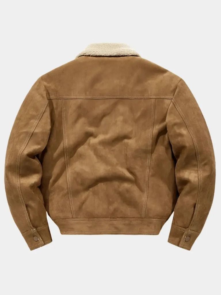 Essential Fleece Suede Jacket -