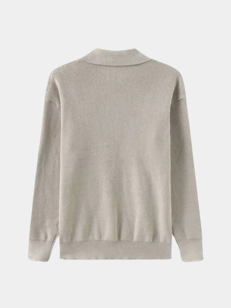 Essential Half Zip Pullover Sweater -