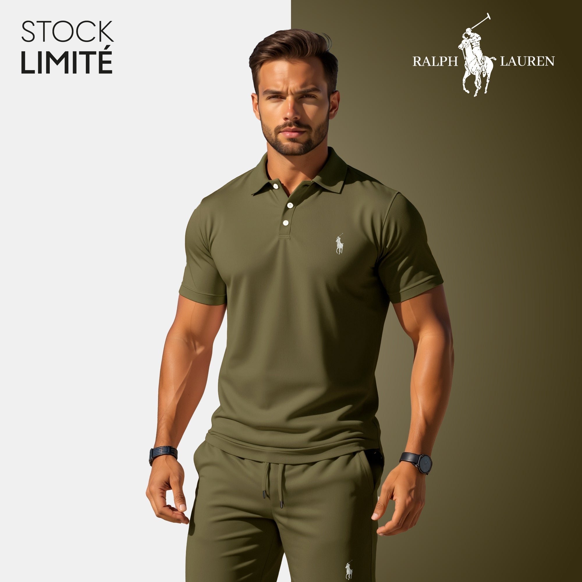 RL Men's Polo & Shorts Set  | Limited Edition Nikiam