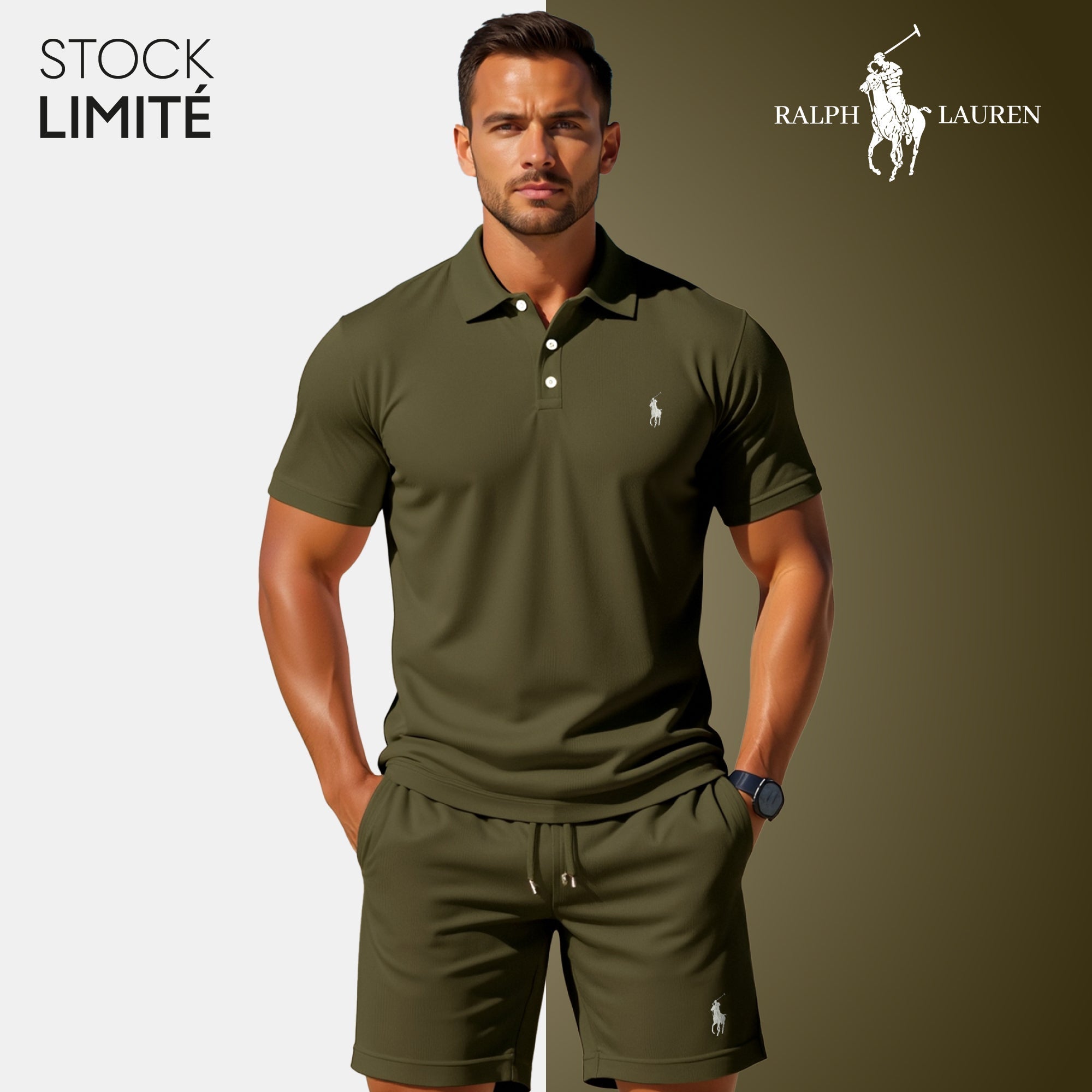 RL Men's Polo & Shorts Set  | Limited Edition Nikiam