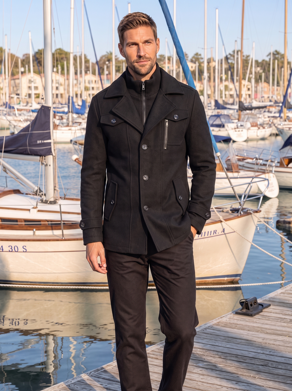 Old Money Two-Piece Winter Coat - Cross & Crown