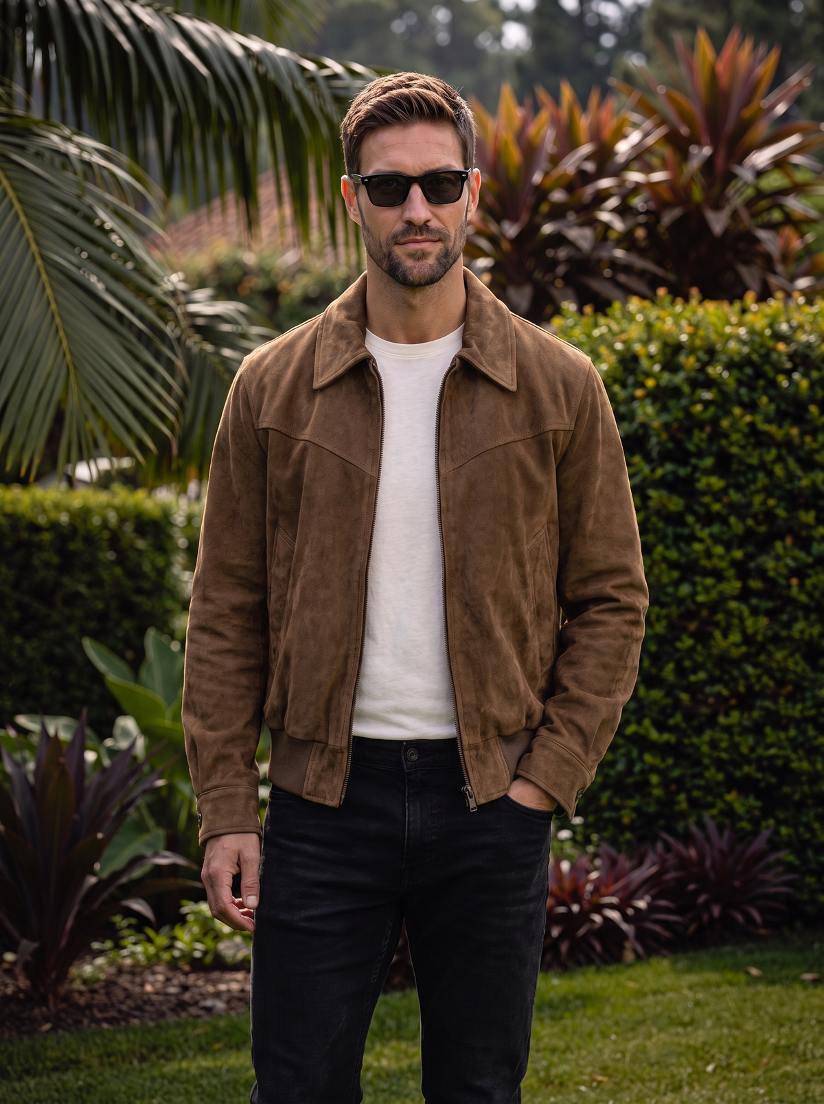 Monaco Suede Vintage Jacket -