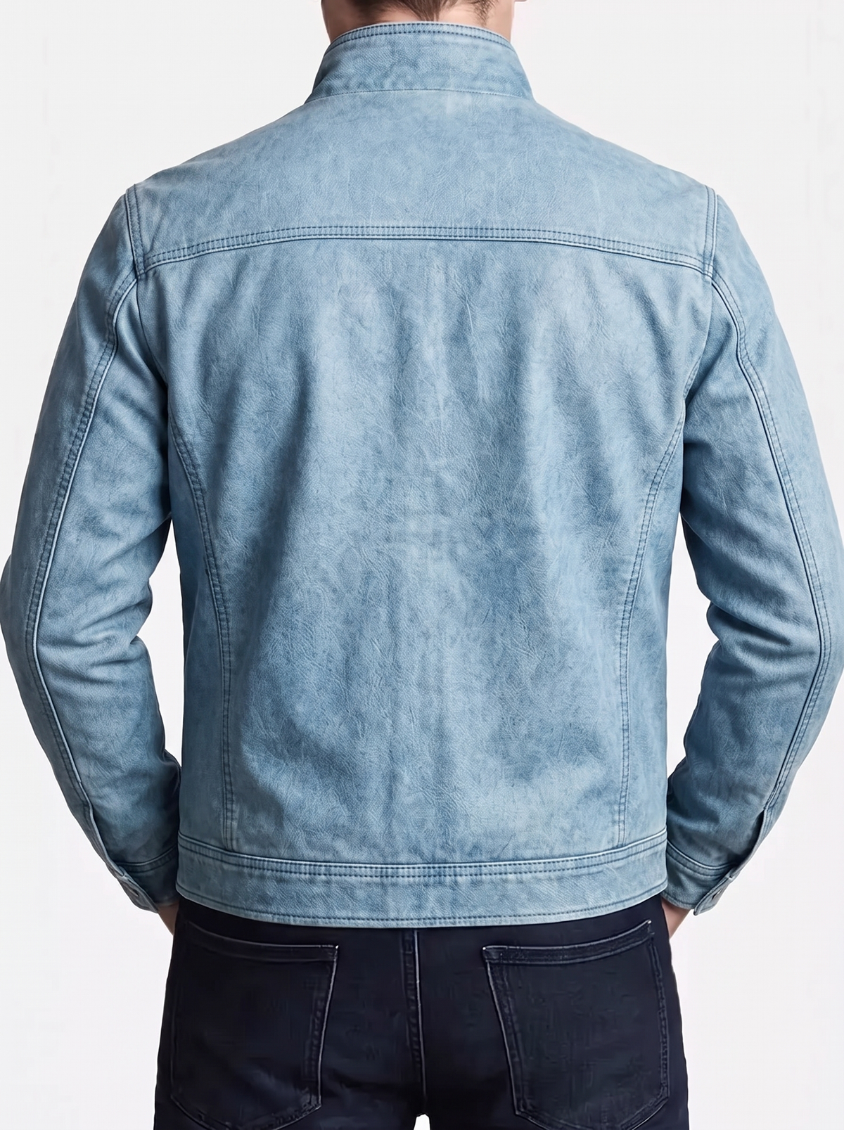 Valmont Vintage Wash Blue Jacket -